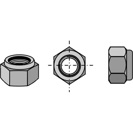 Savaime užsifiksuojanti veržlė - M14x1,5 1