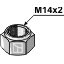 Savaime užsifiksuojanti veržlė - M14x2