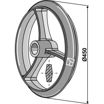Kembridžo žiedas - Ø450mm Kembridžo žiedas - Ø450mm