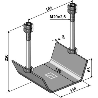 Guolis guard bracket