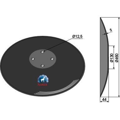 Diskas with flat neck - Ø460x5
