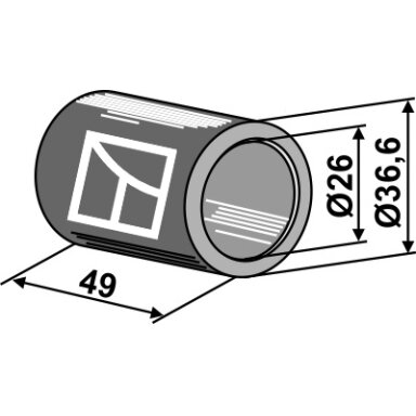 PVC guolio įvorė