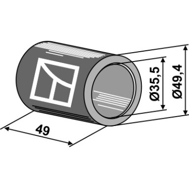 PVC guolio įvorė