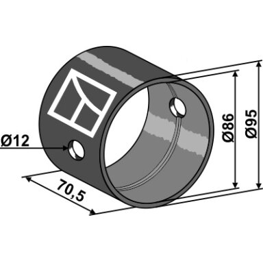 PVC guolio įvorė for disc harrows