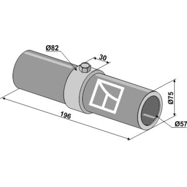 Guolio velenas, Ø75 x 196 mm ilgio