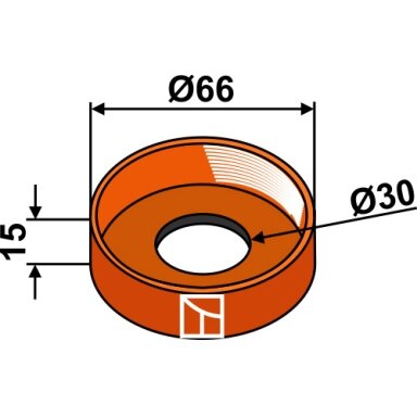 Apsauginis dangtelis, Ø66