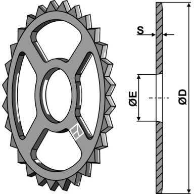 Traiškytuvo žiedas - Ø470mm
