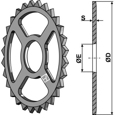 Traiškytuvo žiedas - Ø470mm