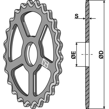 Traiškytuvo žiedas - Ø520mm