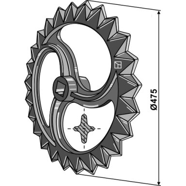 105021925 Traiškytuvo žiedas Amazone - Ø475mm