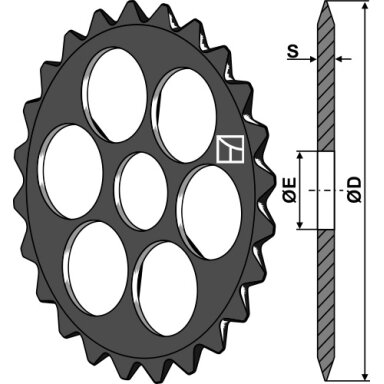 15395 Traiškytuvo žiedas Dal-Bo - Ø625mm