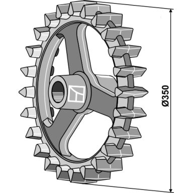 Volo žiedas Crosskill - Ø350mm