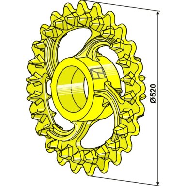 101112 / 238376 Vaderstad volo žiedas Crosskill - Ø520 mm