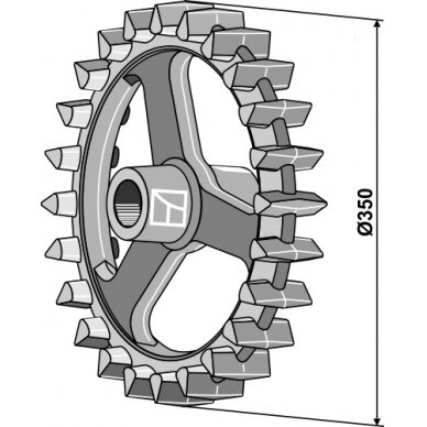 Volo žiedas Crosskill - Ø350mm Volo žiedas Crosskill - Ø350mm