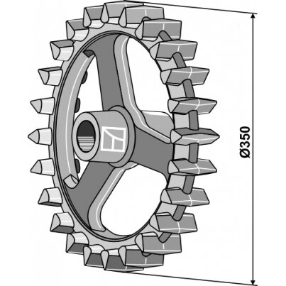 Volo žiedas Crosskill - Ø350mm Volo žiedas Crosskill - Ø350mm