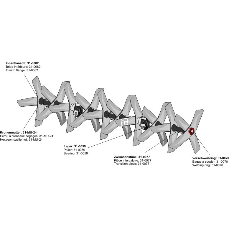 Žemės frezos, kairė - 2120 Žemės frezos, kairė - 2120