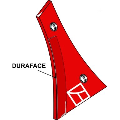 Keičiamas verstuvės priekis DURAFACE, kairė