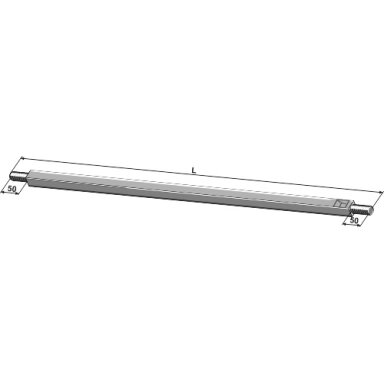 Kvadratinio profilio velenas 2720 - M27x2
