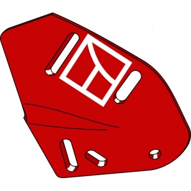 Kamporaižio laikiklis, dešinė
