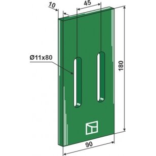 Greenflex plastiko veleno grandiklis 1