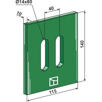 Greenflex plastiko veleno grandiklis 1