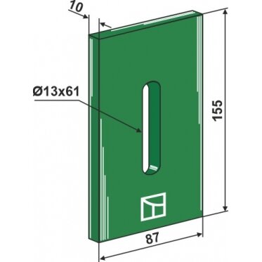 Greenflex plastiko veleno grandiklis 1