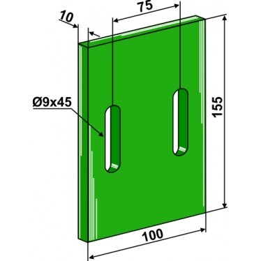 Greenflex plastiko veleno grandiklis 1