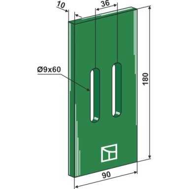 Greenflex plastiko veleno grandiklis