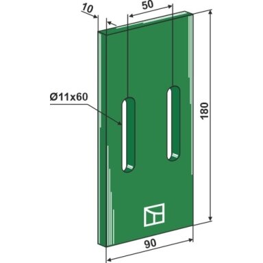 Greenflex plastiko veleno grandiklis