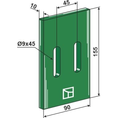Greenflex plastiko veleno grandiklis