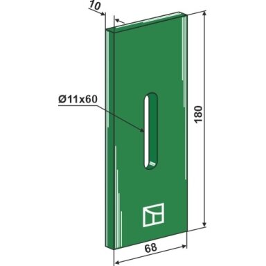 Greenflex plastiko veleno grandiklis