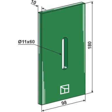Greenflex plastiko veleno grandiklis