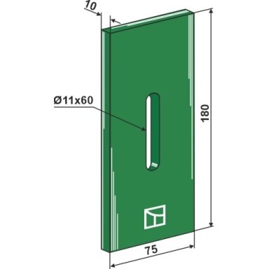 Greenflex plastiko veleno grandiklis