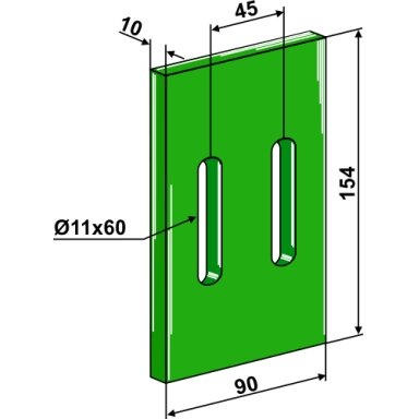 Greenflex plastiko veleno grandiklis