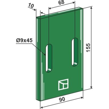 Greenflex plastiko veleno grandiklis