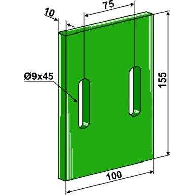 Greenflex plastiko veleno grandiklis