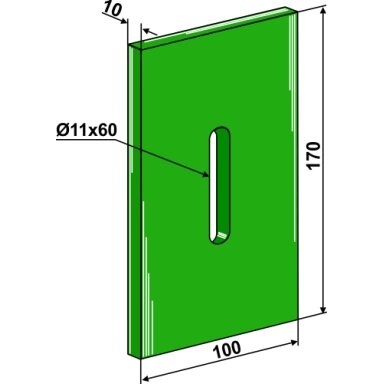 Greenflex plastiko veleno grandiklis