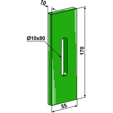 Greenflex plastiko veleno grandiklis