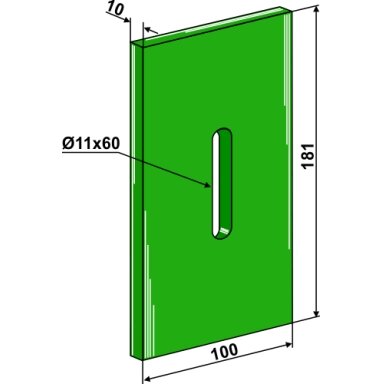Greenflex plastiko veleno grandiklis