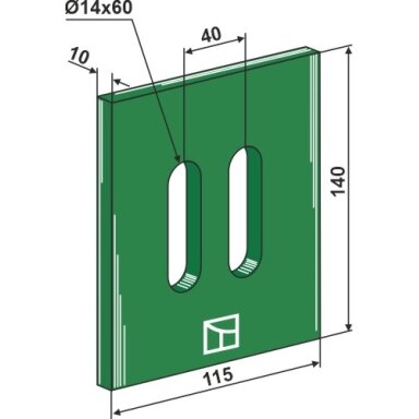 Greenflex plastiko veleno grandiklis