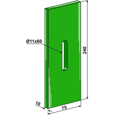 Greenflex plastiko veleno grandiklis