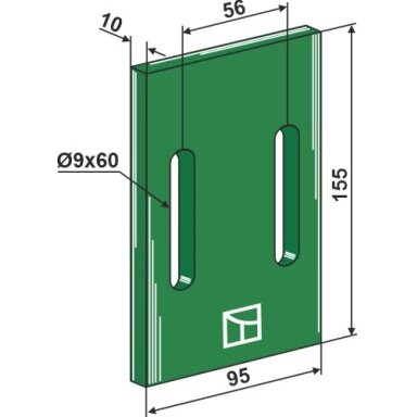 Greenflex plastiko veleno grandiklis