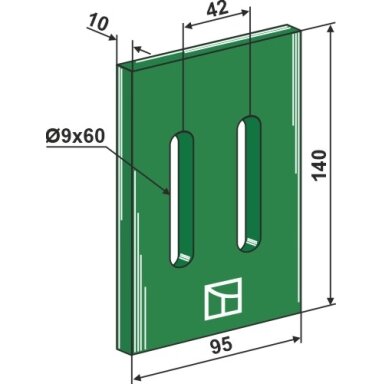 Greenflex plastiko veleno grandiklis