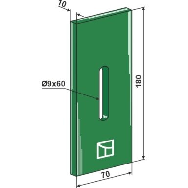 Greenflex plastiko veleno grandiklis