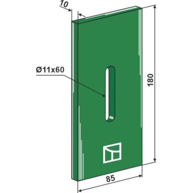 Greenflex plastiko veleno grandiklis