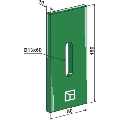 Greenflex plastiko veleno grandiklis