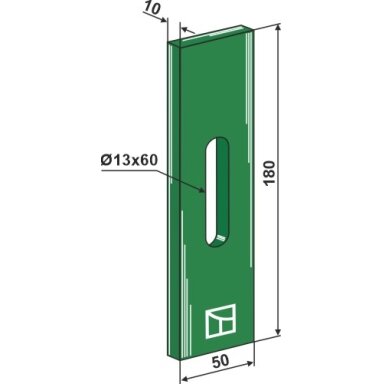 Greenflex plastiko veleno grandiklis