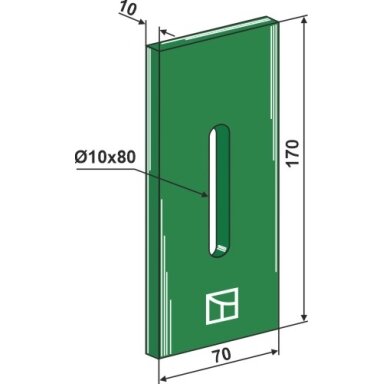 Greenflex plastiko veleno grandiklis