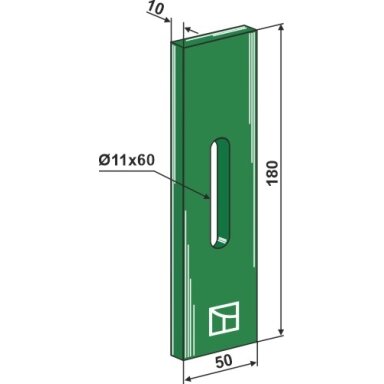 Greenflex plastiko veleno grandiklis
