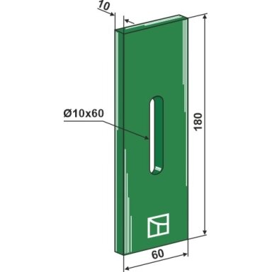 Greenflex plastiko veleno grandiklis